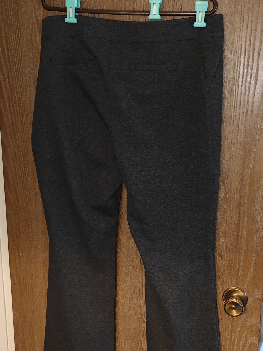 Simply Vera Vera Wang Bootcut Pants in Grey Size XL - Picture 2 of 4